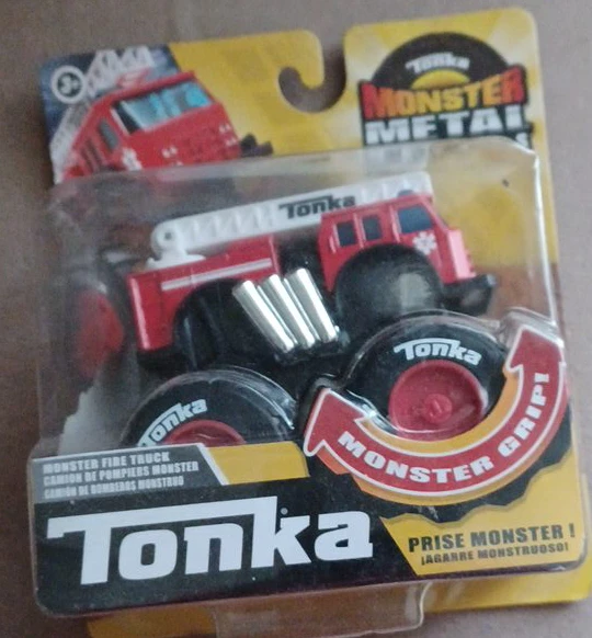 New Tonka Monster Metal Movers Fire Truck