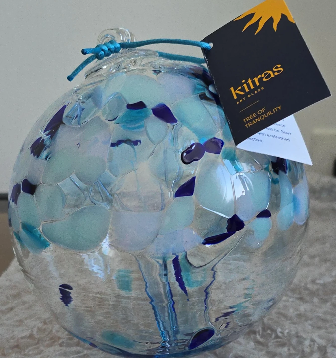 Kitras Tree of Tranquility Glass Ornament