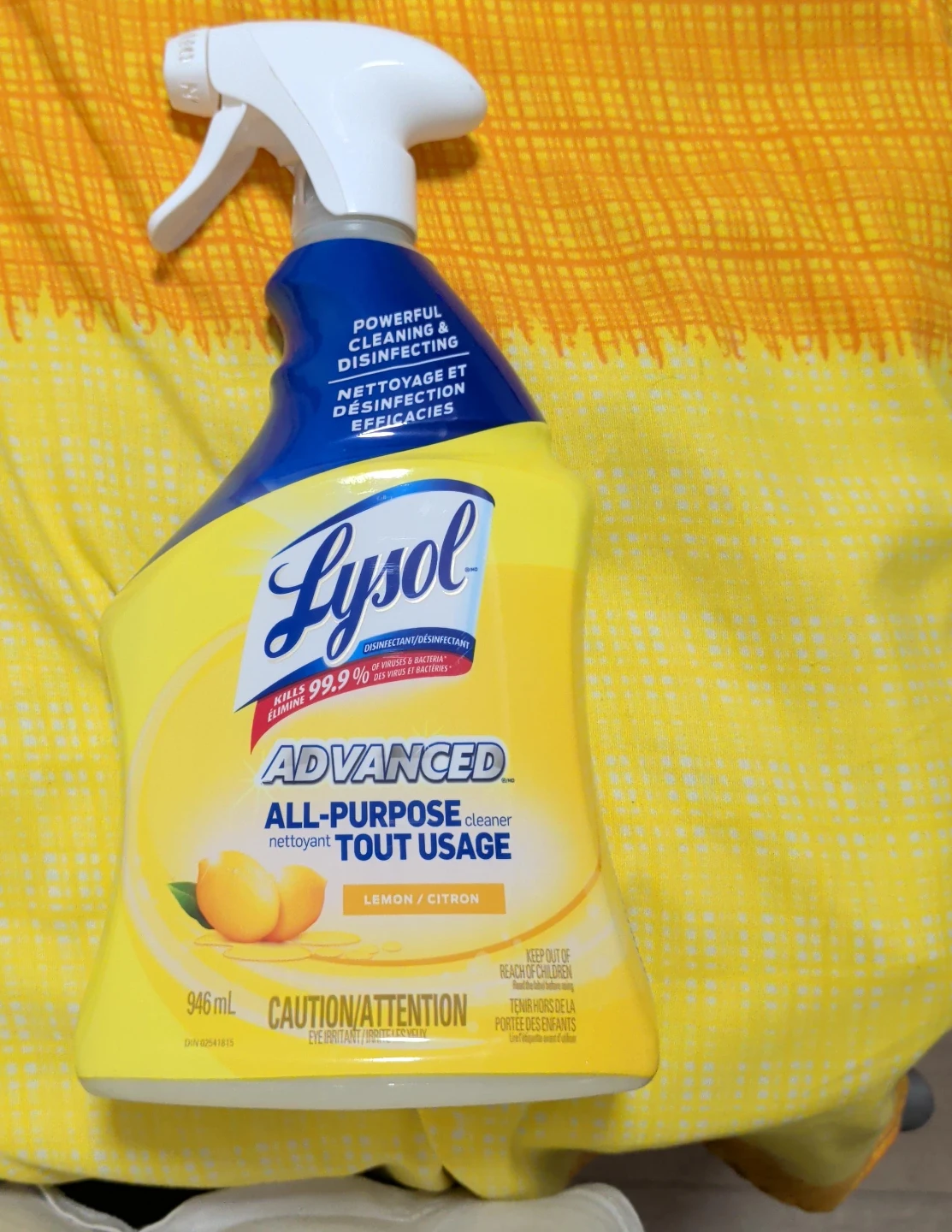 Lysol Advanced All-Purpose Cleaner, Lemon, 946 mL