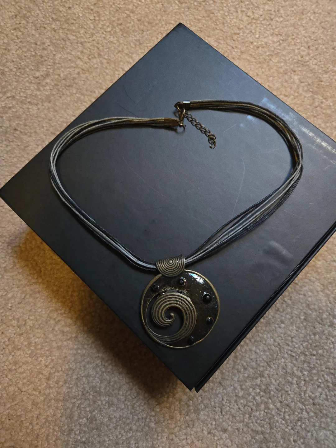 Spiral Pendant Necklace
