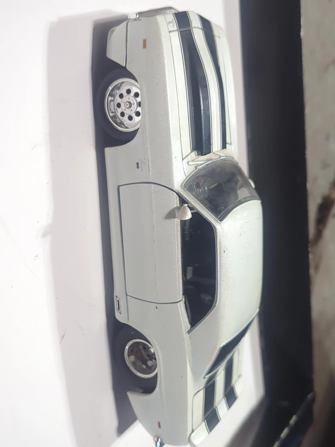 White Diecast Car Model