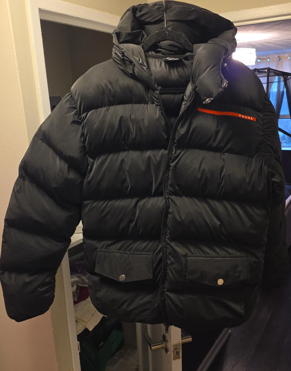 Prada Black Puffer Jacket