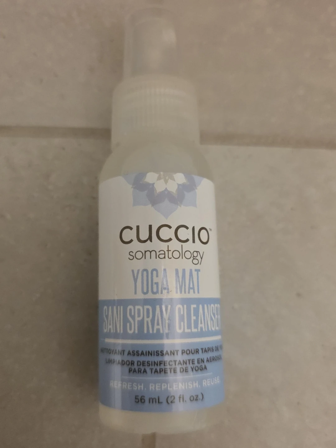 Cuccio Somatology Yoga Mat Sani Spray Cleanser 56mL