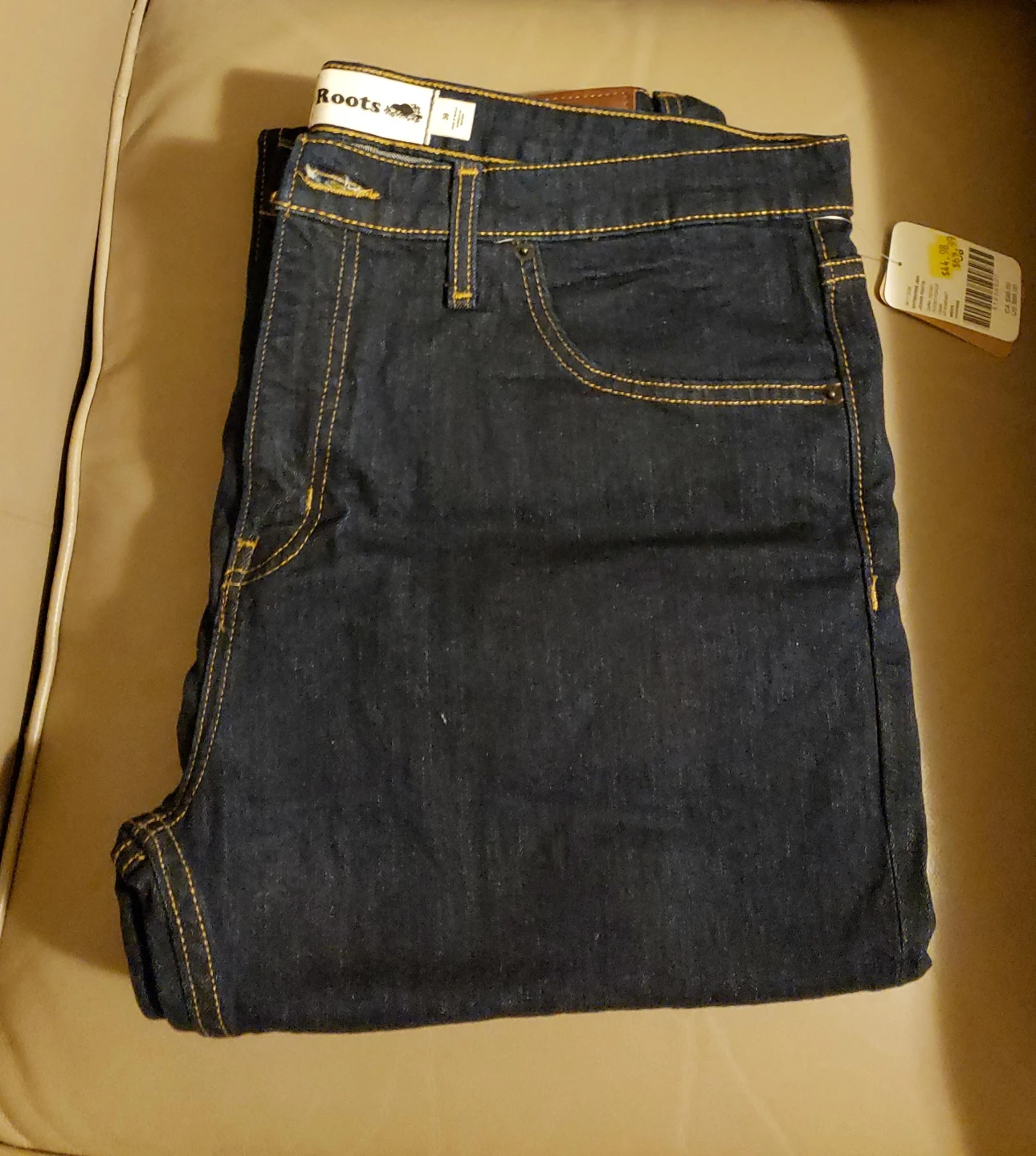 Roots Dark Wash Denim Jeans