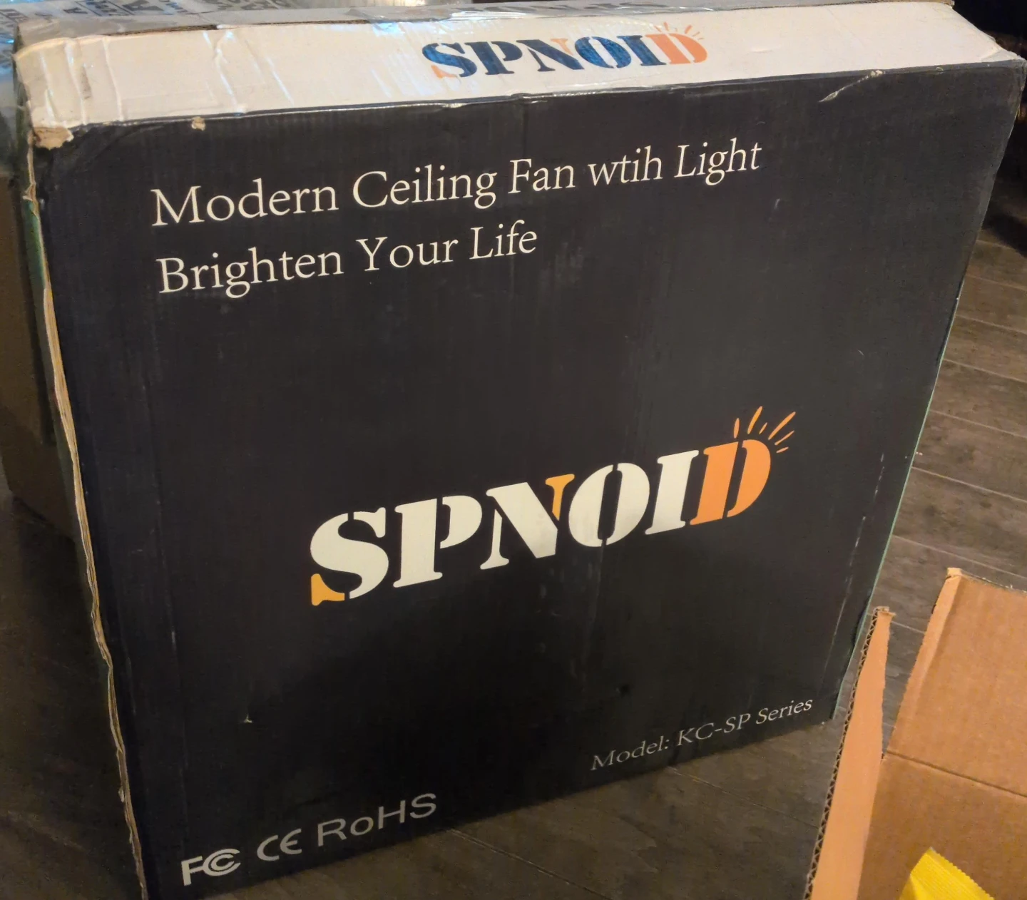 SPNOID Modern Ceiling Fan with Light