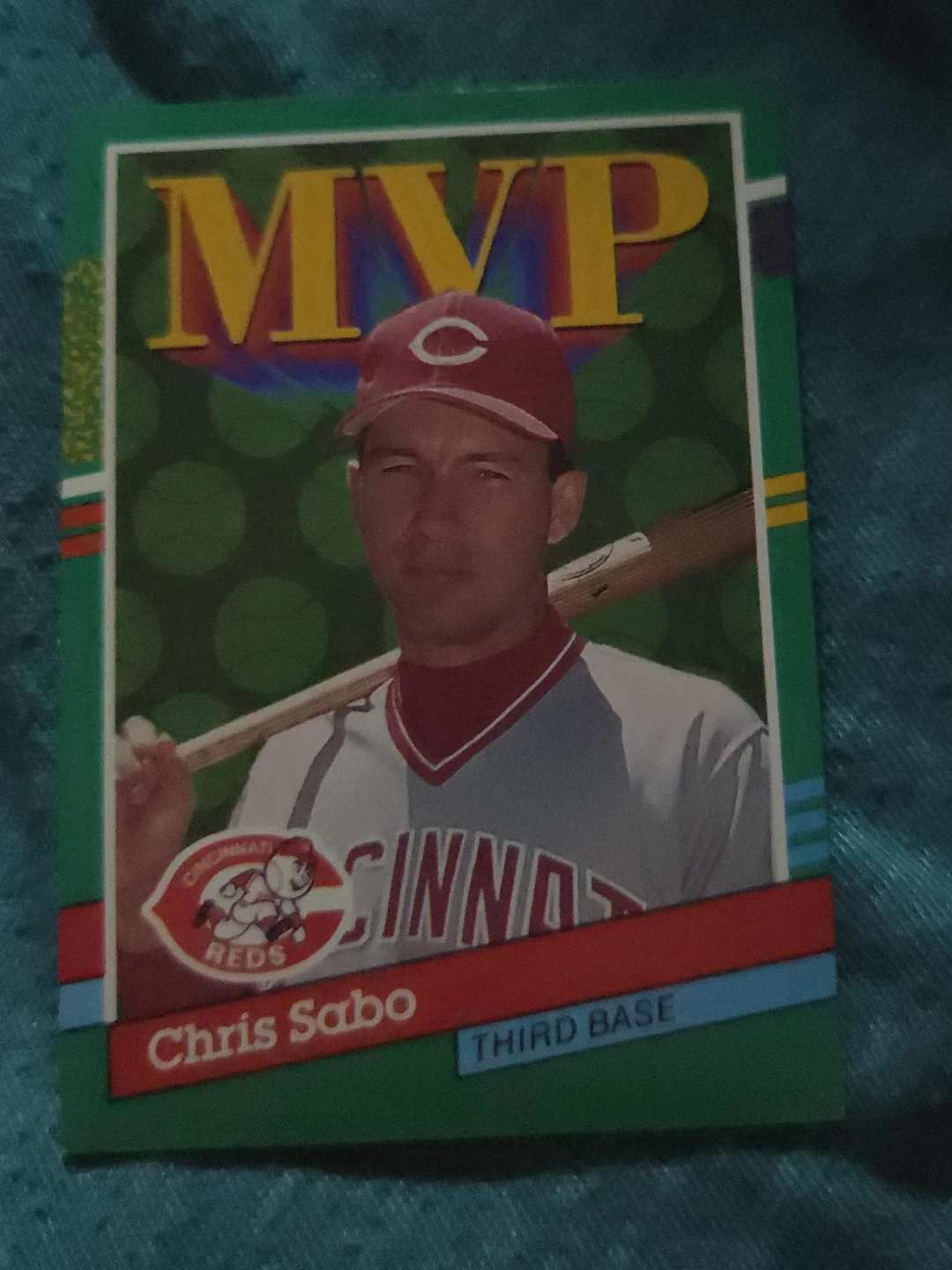 Chris Sabo MVP Baseball Card