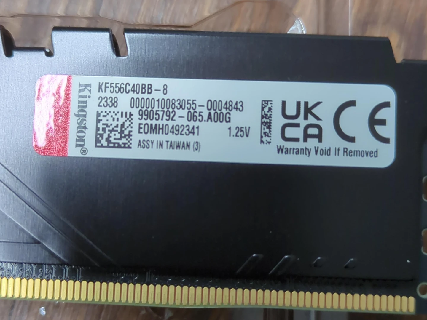 Kingston Fury Beast DDR5 RAM  8GB - photo 2