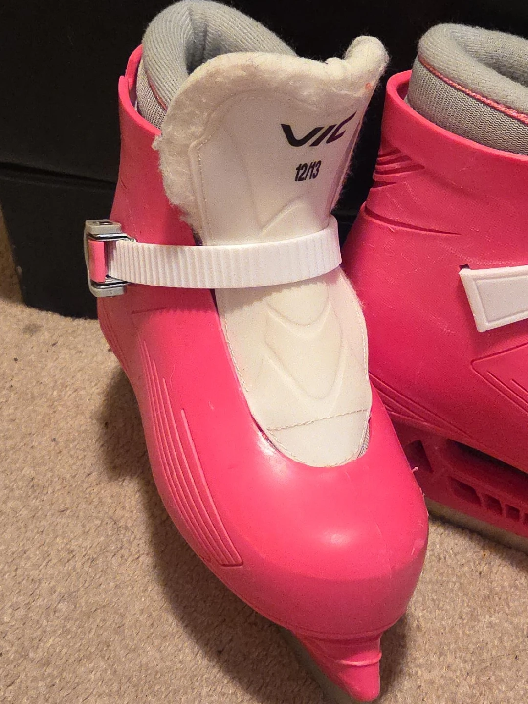 VIC Pink Ice Skates - Size 12/13