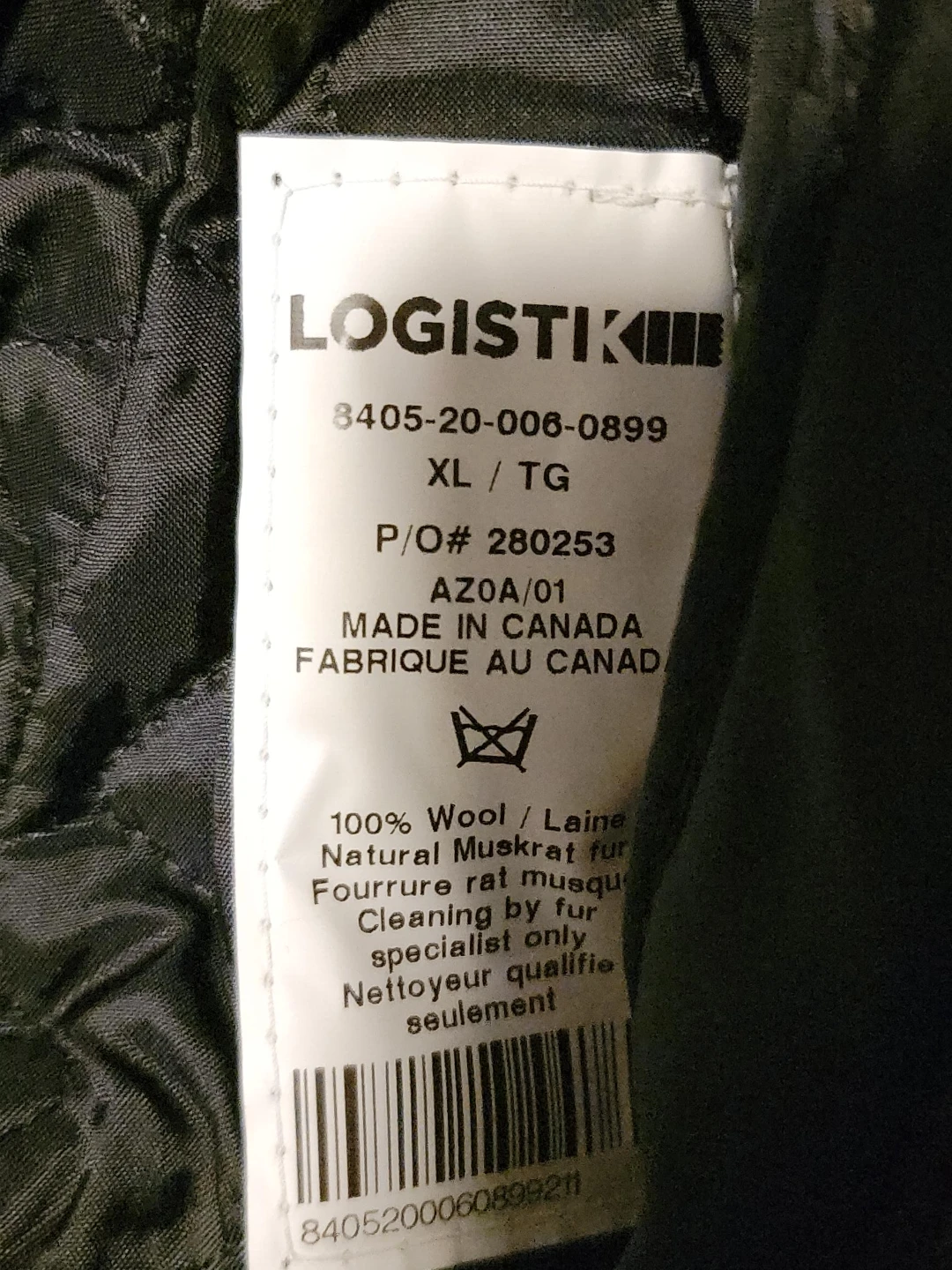 Logistik XL Muskrat Fur Hat - Made in Canada - photo 2