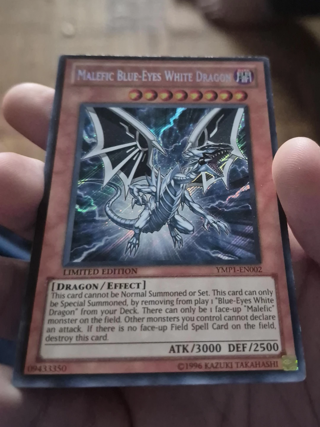 Malefic Blue-Eyes White Dragon Yugioh Card