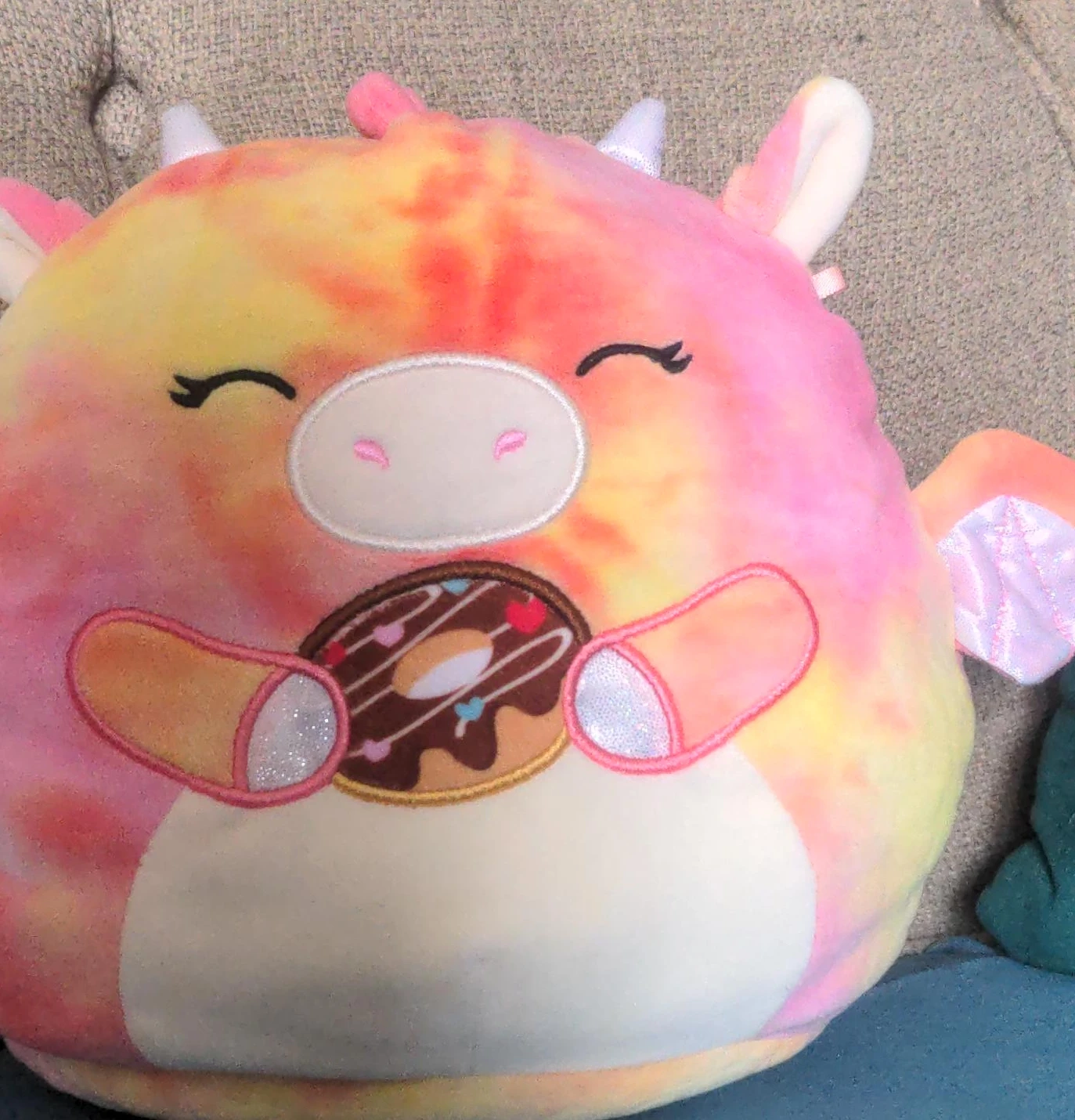 Squishmallows Tie Dye Dragon Plush - photo 2