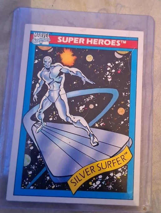 Marvel Comics Super Heroes Silver Surfer Card