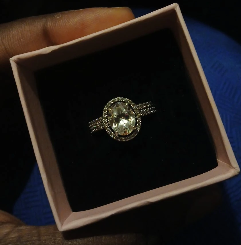 Oval Cut Engagement Ring with Halo