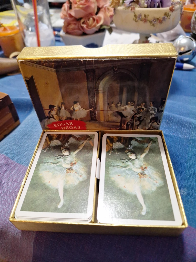 Edgar Degas Ballet Dancers Playing Cards