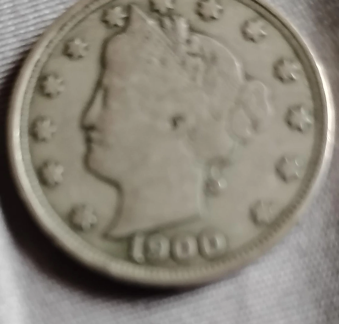 1906 V Nickel Coin