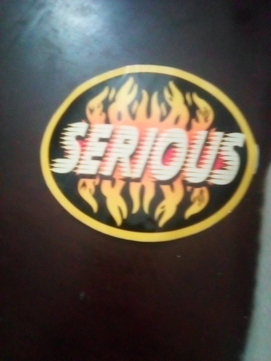 Serious Skateboard Sticker