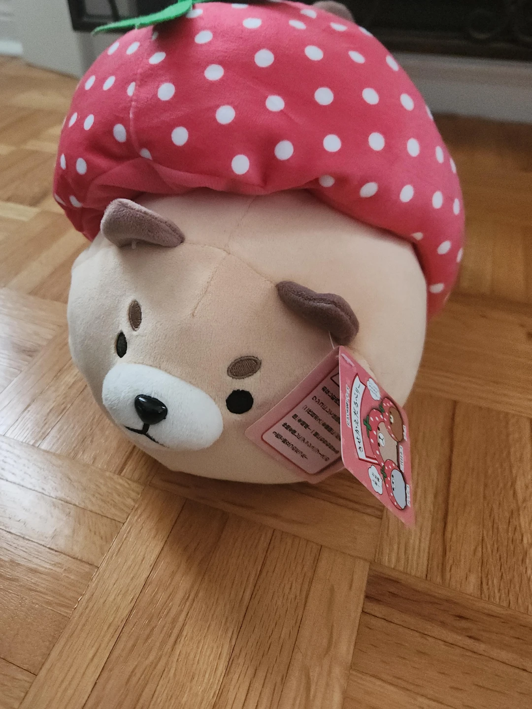 Strawberry Hat Bear Plush NWT - photo 3