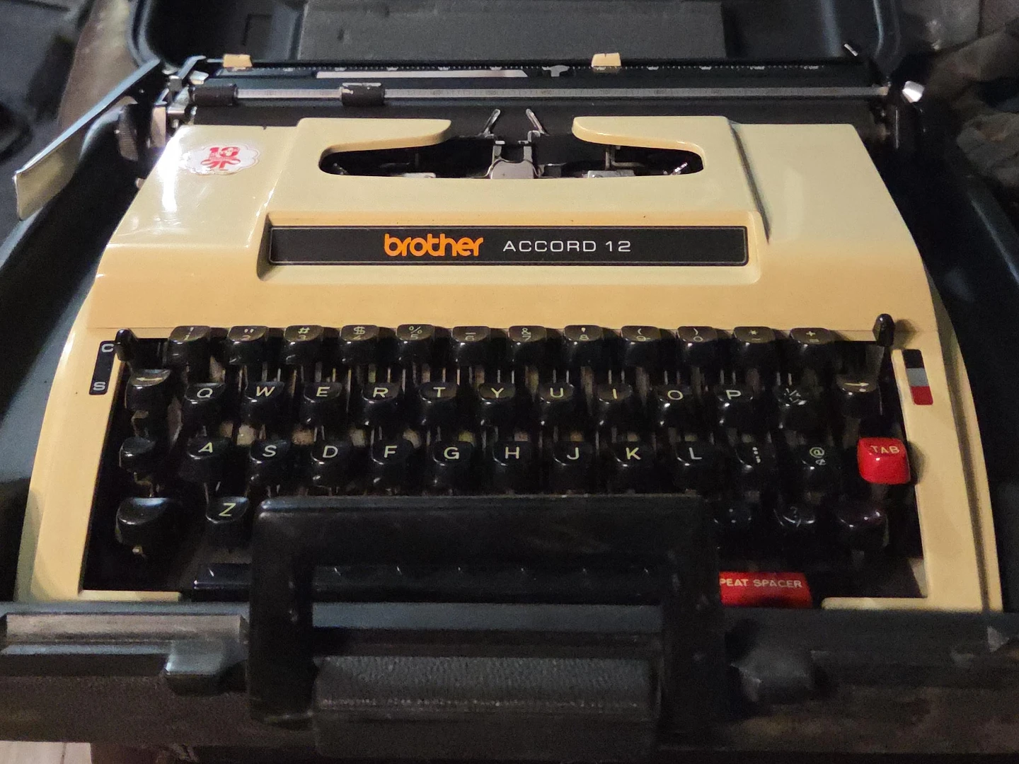 Brother Accord 12 Typewriter with Case