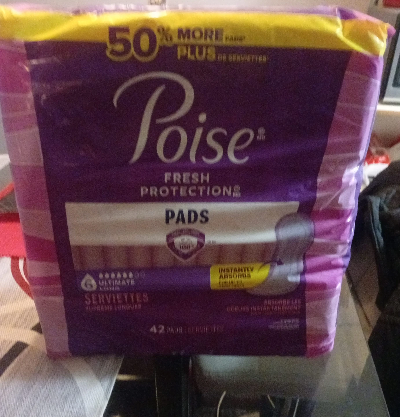 Poise Fresh Protection Pads - 42 Count