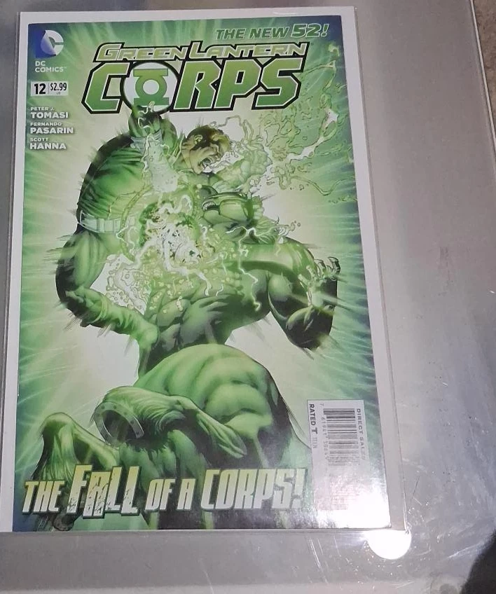 Green Lantern Corps Comic Book - The Fall of a Corps!
