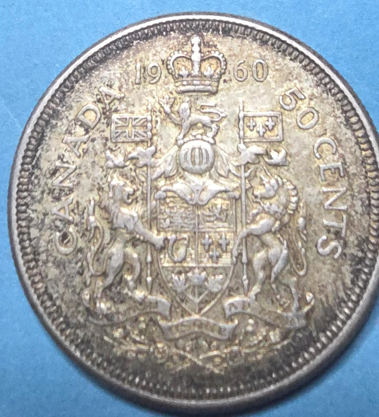 1960 Canadian 50 Cent Coin