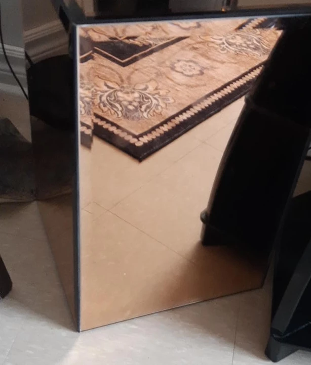 Copper Mirrored Accent Table - photo 3