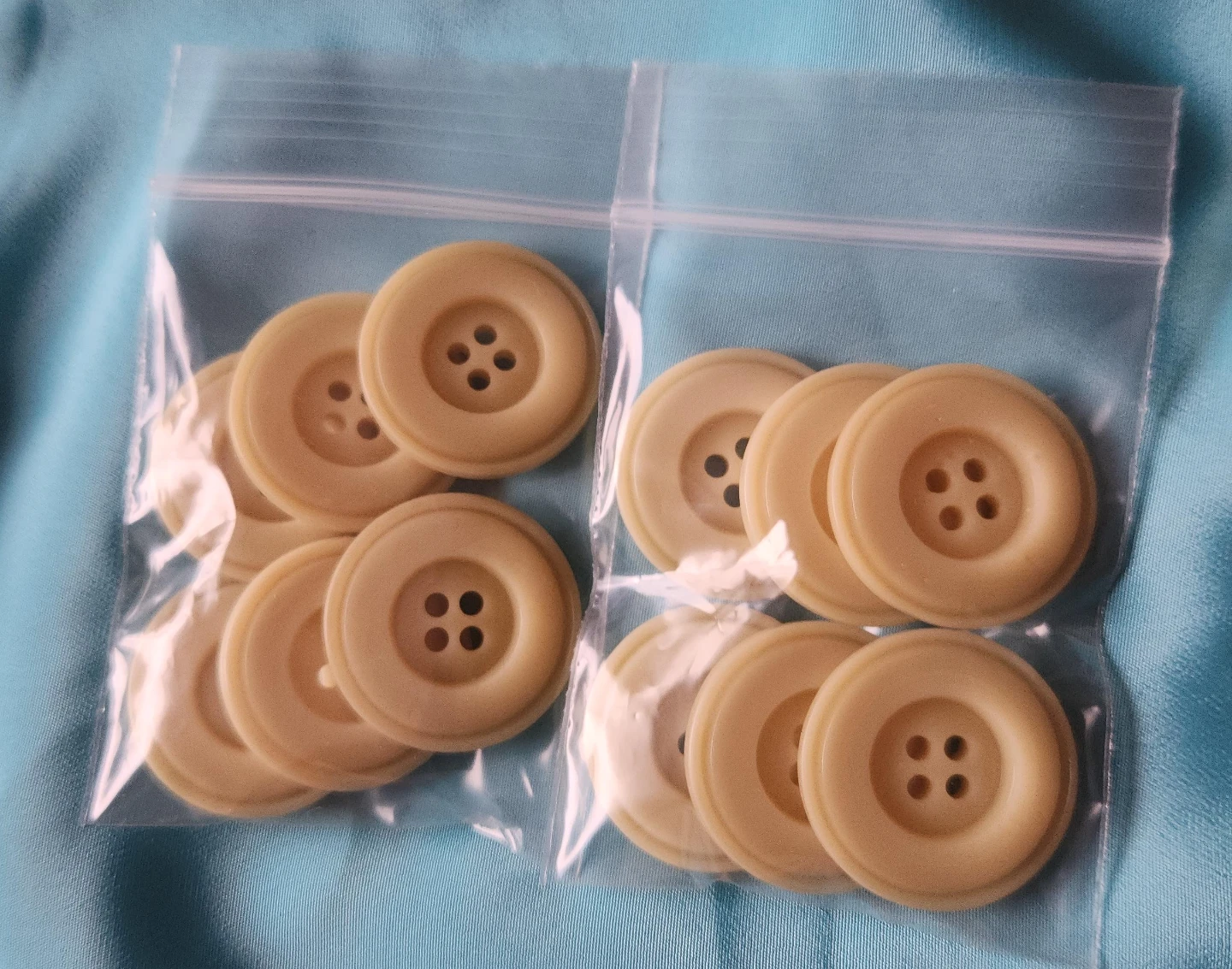 Beige Buttons (Pack of 10)