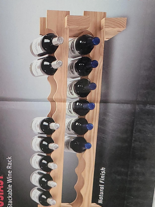 Wine Enthusiast 18-Bottle Stackable Wine Rack - photo 5