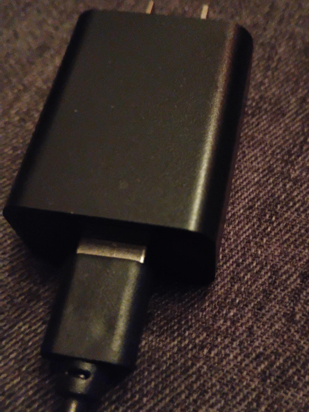 Black USB-C Power Adapter