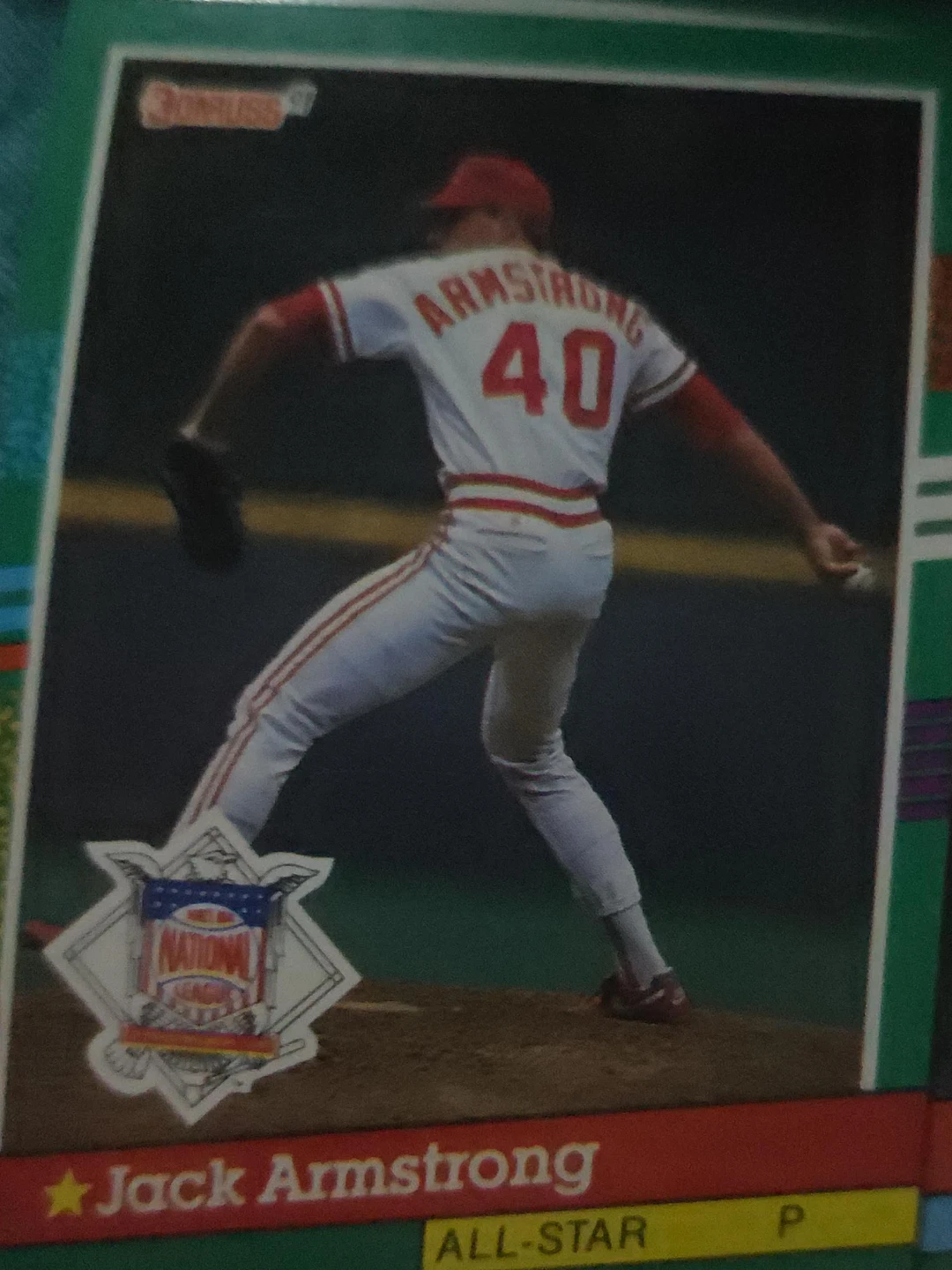 Donruss Jack Armstrong Baseball Card