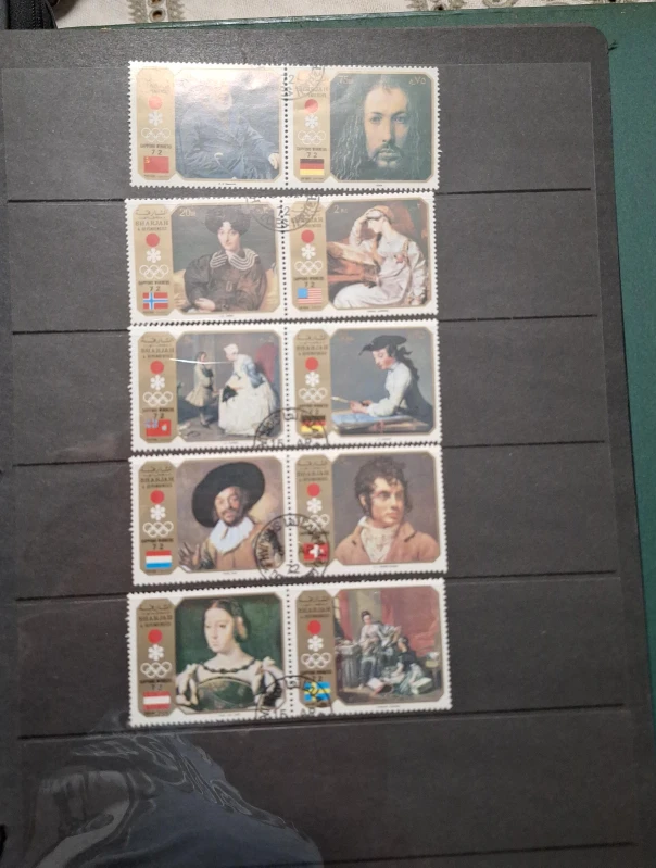 Sharjah Olympic Stamps Collection