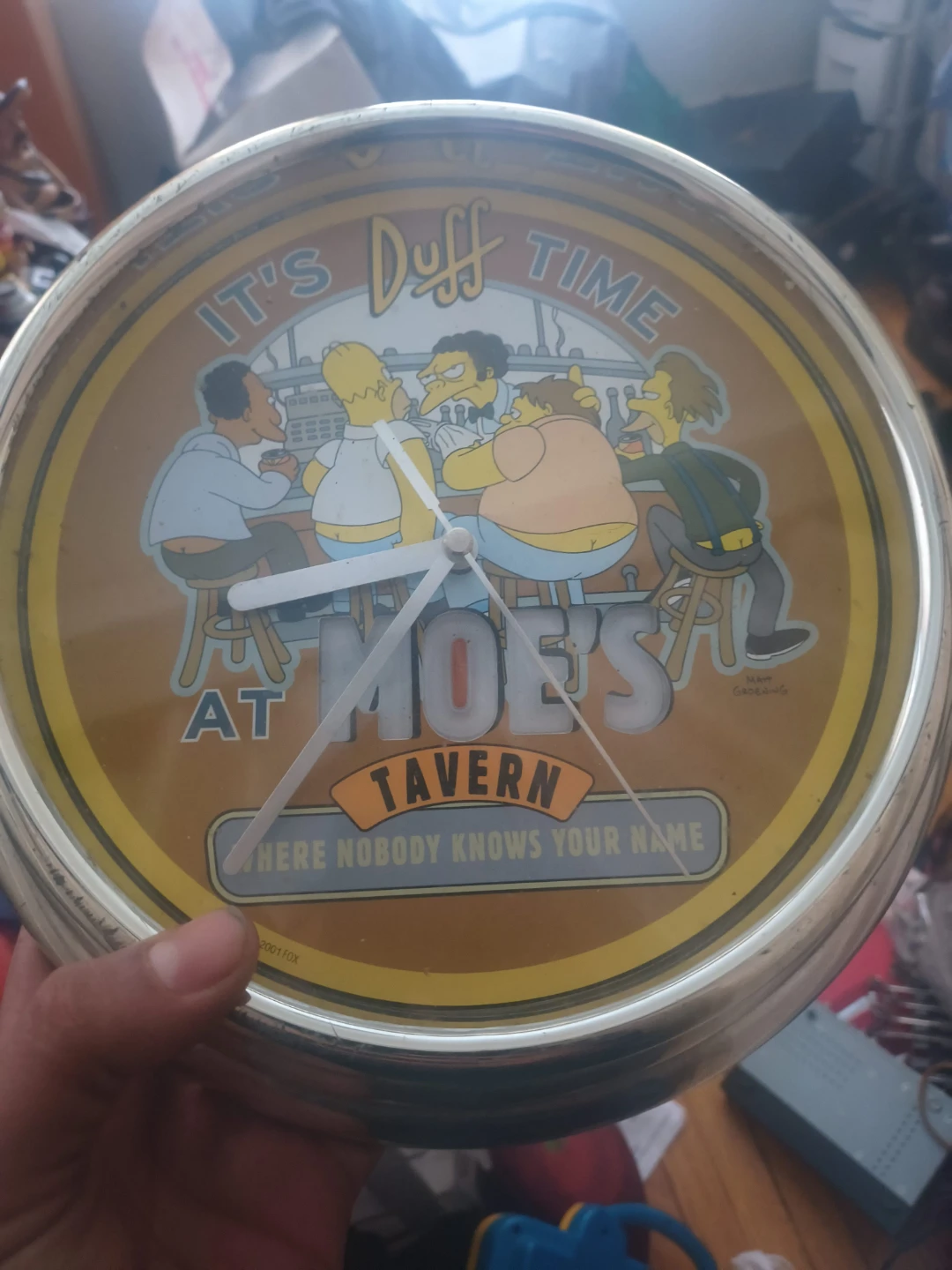 The Simpsons Moe's Tavern Wall Clock