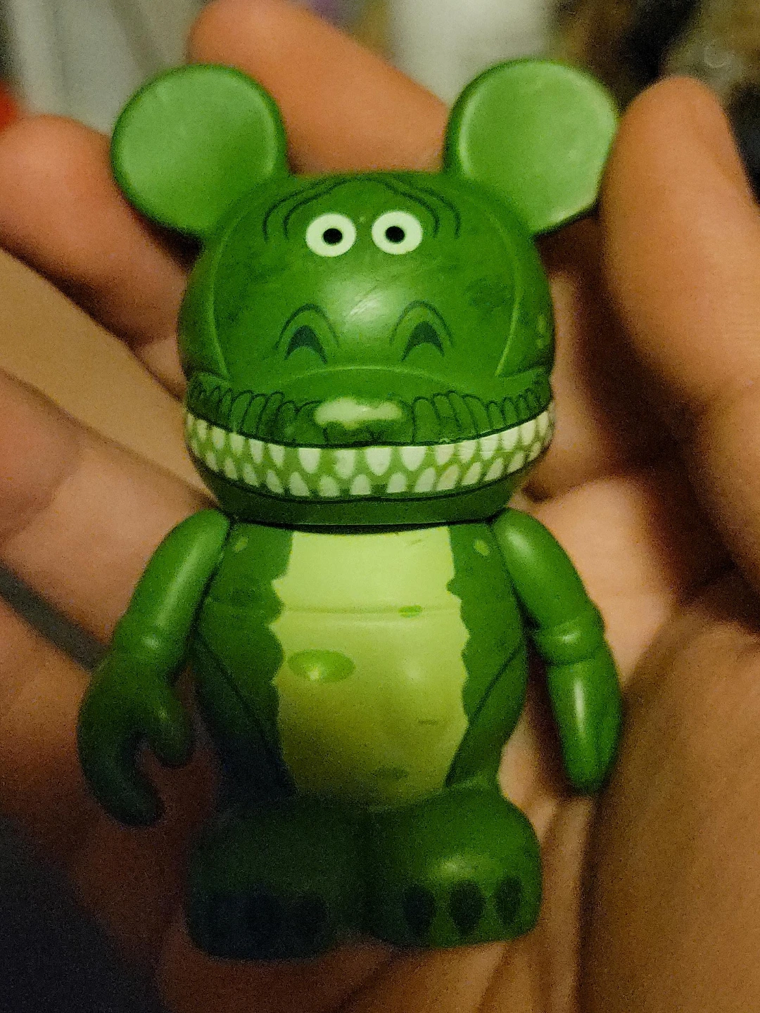 Green Mickey Mouse Alligator Figure