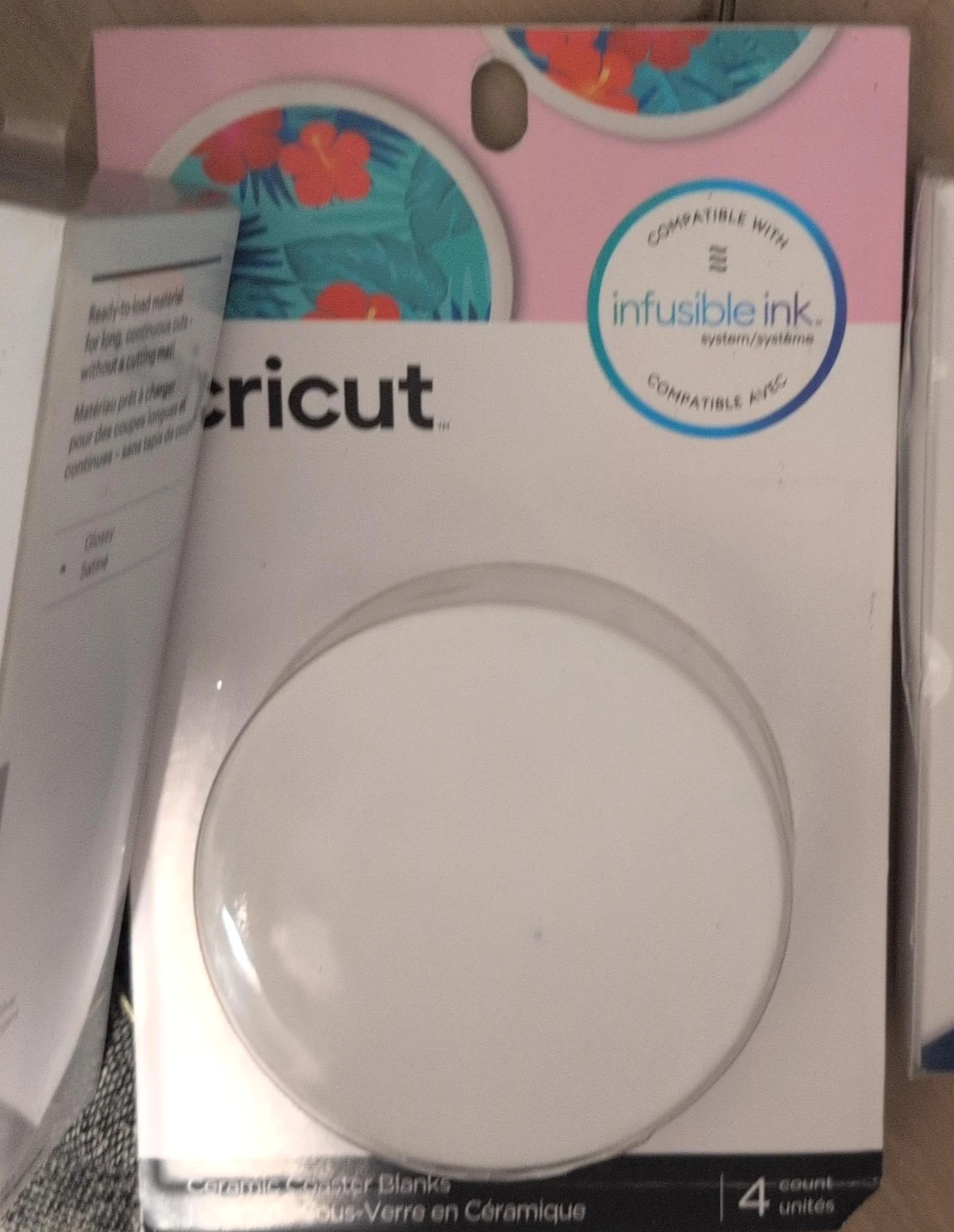 Cricut Infusible Ink Ceramic Coaster Blanks
