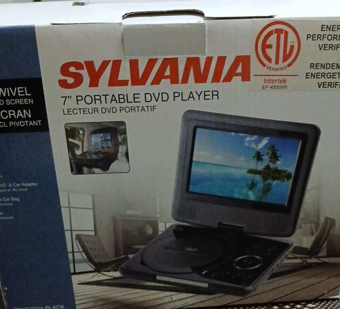 Sylvania 7" Portable DVD Player