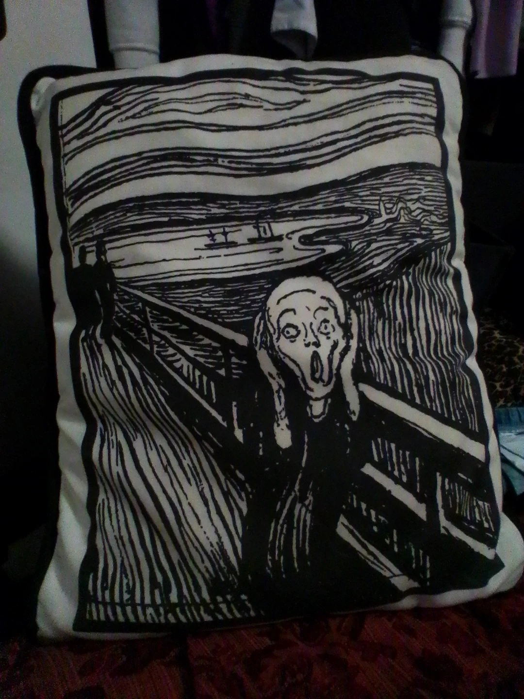 Decorative Pillow - The Scream Artwork