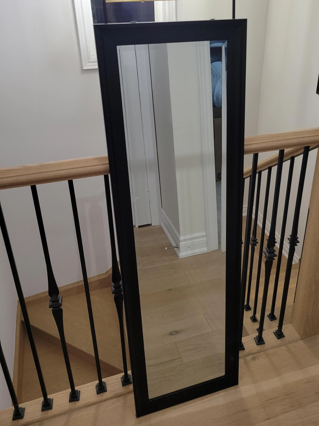 Tall Black Framed Mirror