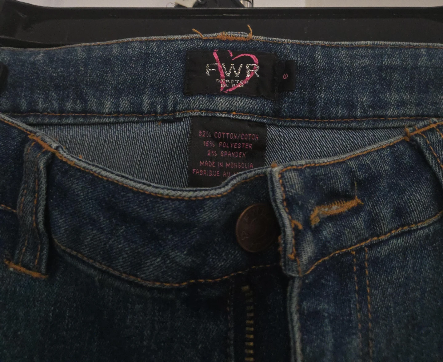 FWR Stretch Denim Jeans - Size 6 - photo 3