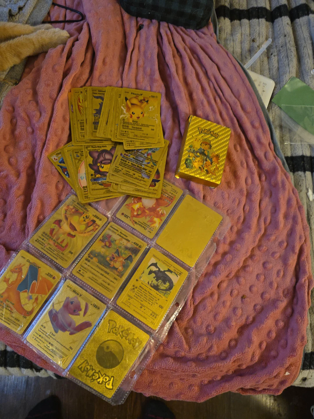 Pokemon Gold Trading Cards Collection