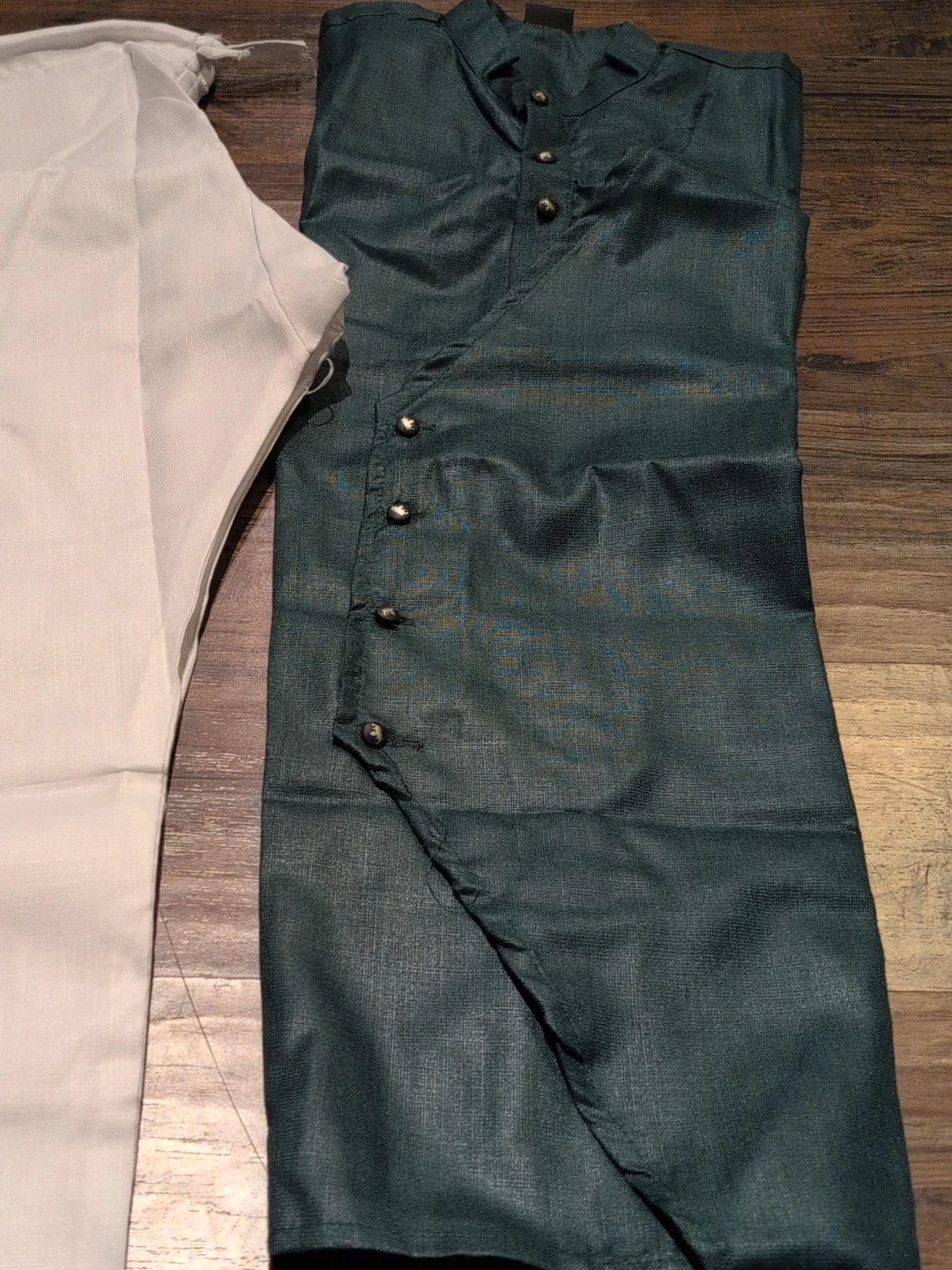 Boys Kurta Pajama Set - Teal Green