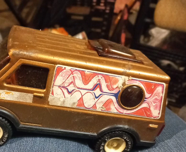 Buddy L Vintage Van Toy - Gold
