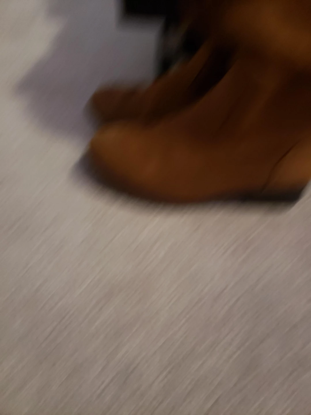 George's Brown Suede Boots with Fringe - Size 1