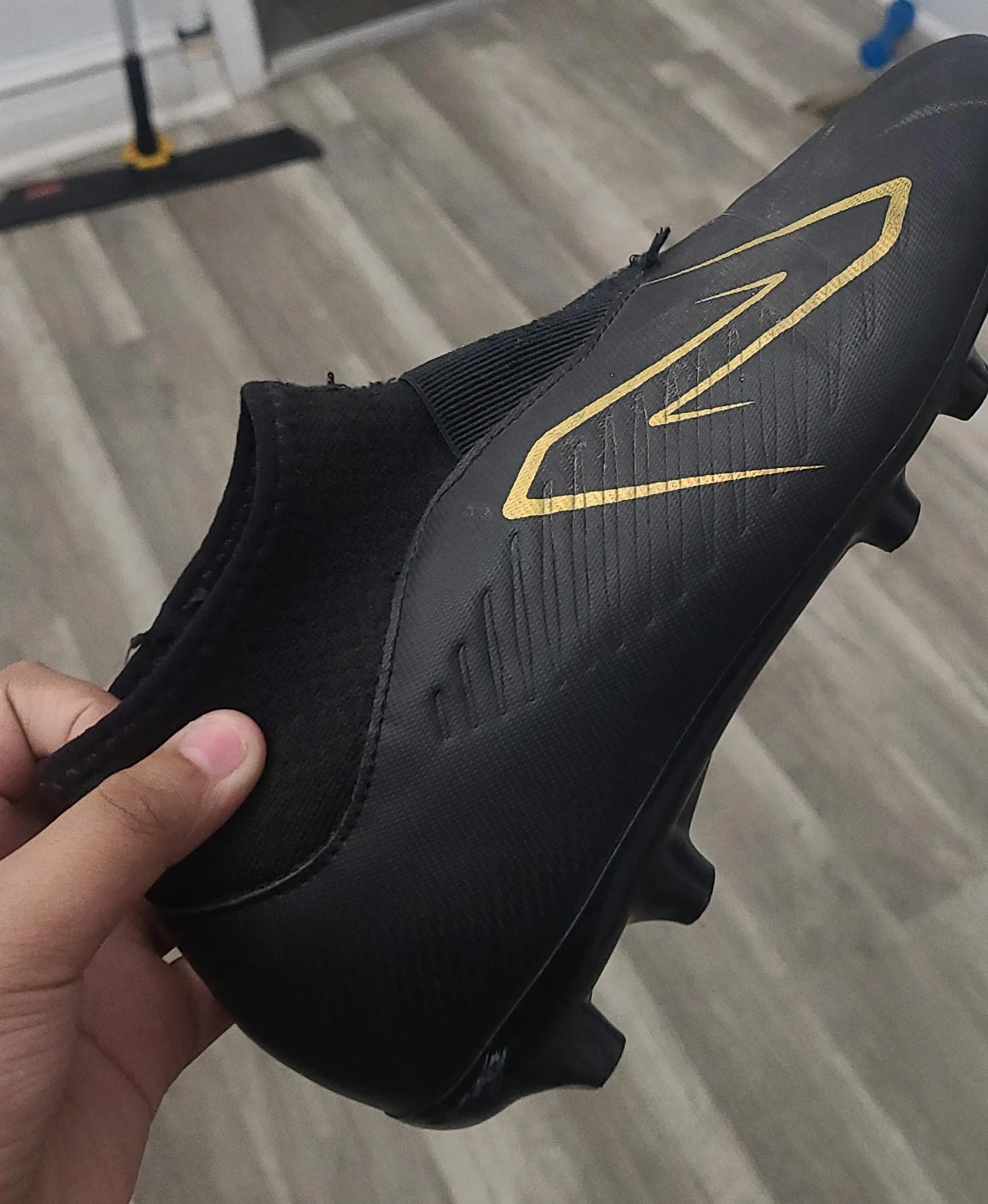 Umbro Soccer Cleats - Black and Gold