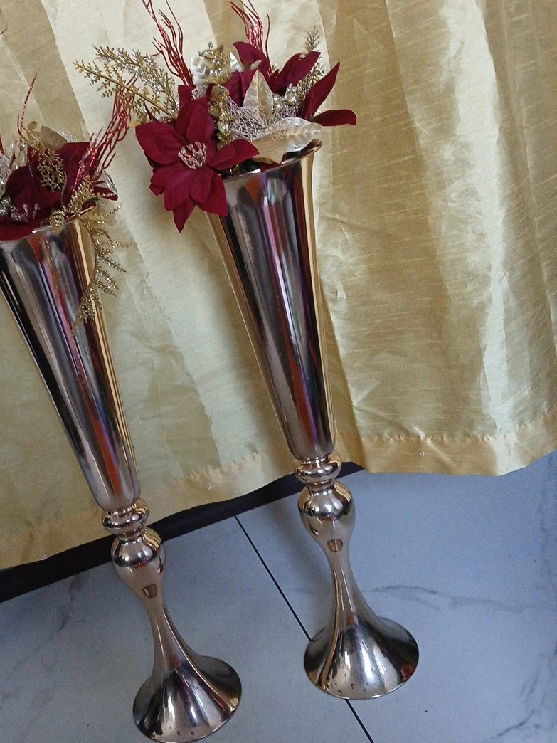 Pair of Decorative Flower Vases