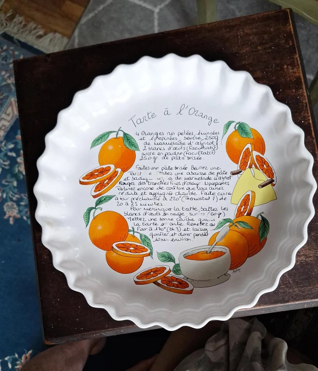 Tarte à l'Orange Decorative Plate