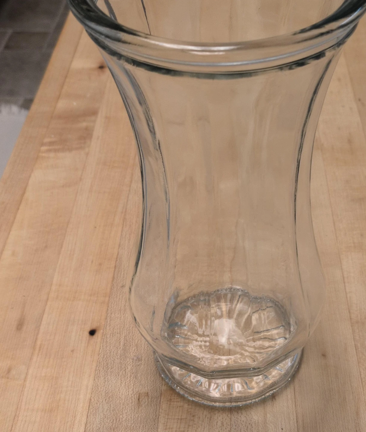Clear Glass Vase