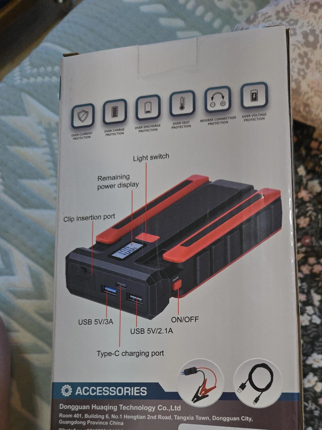 Car Jump Starter Power Bank with USB Ports