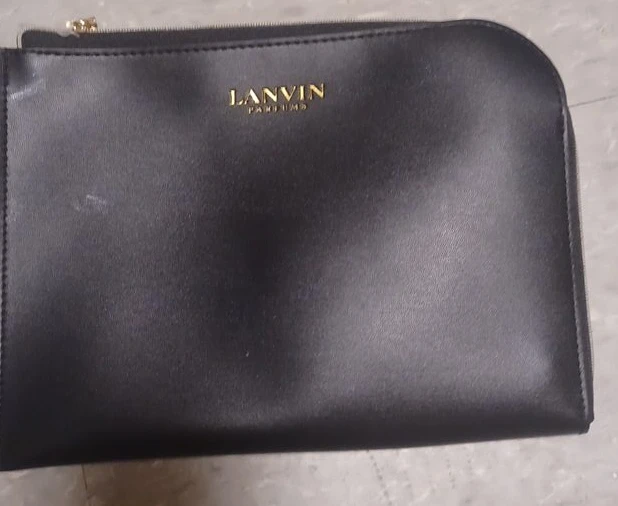 LANVIN Paris Black Pouch