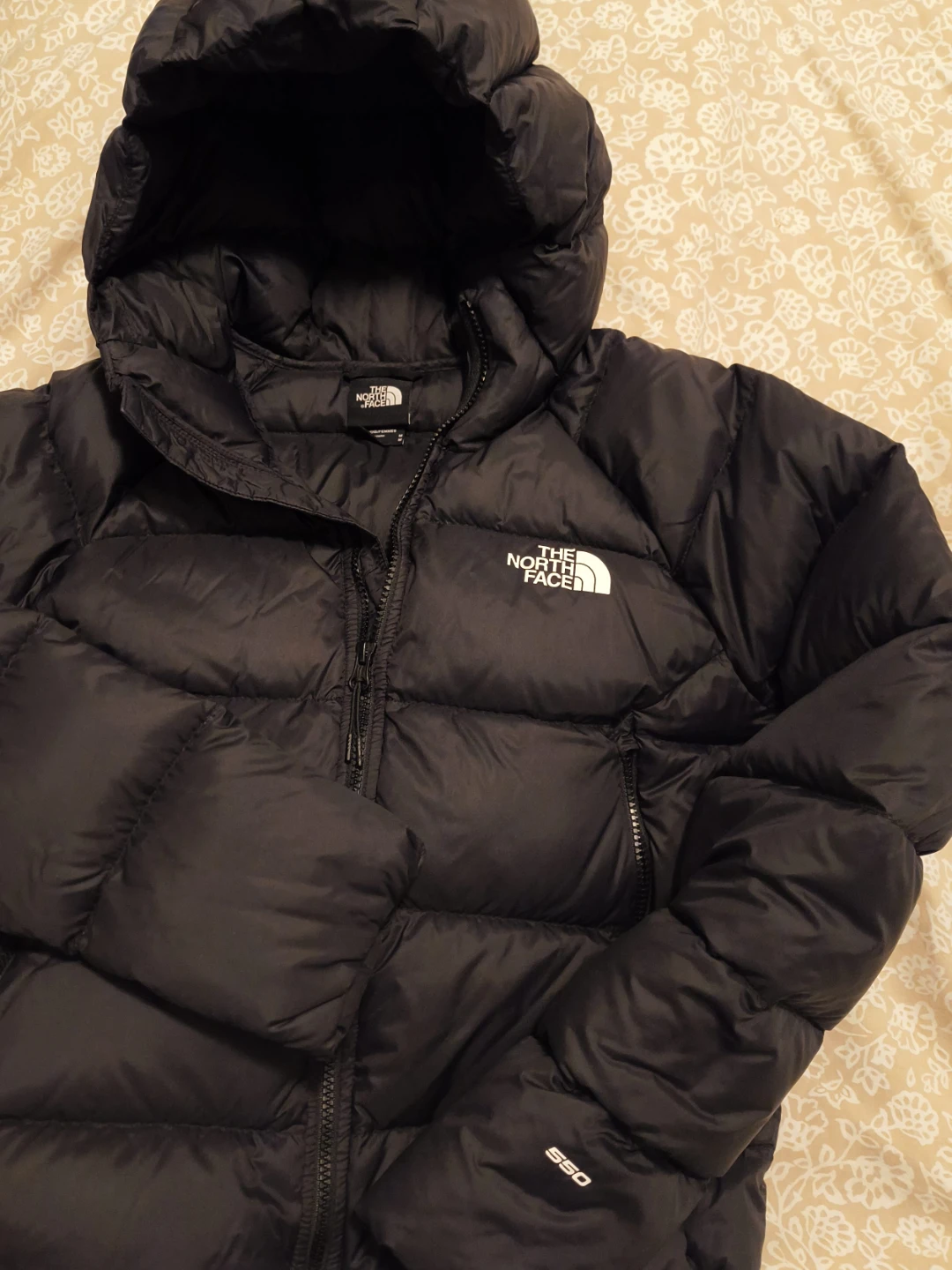 The North Face Puffer Jacket 550 Black WOMAN M Size