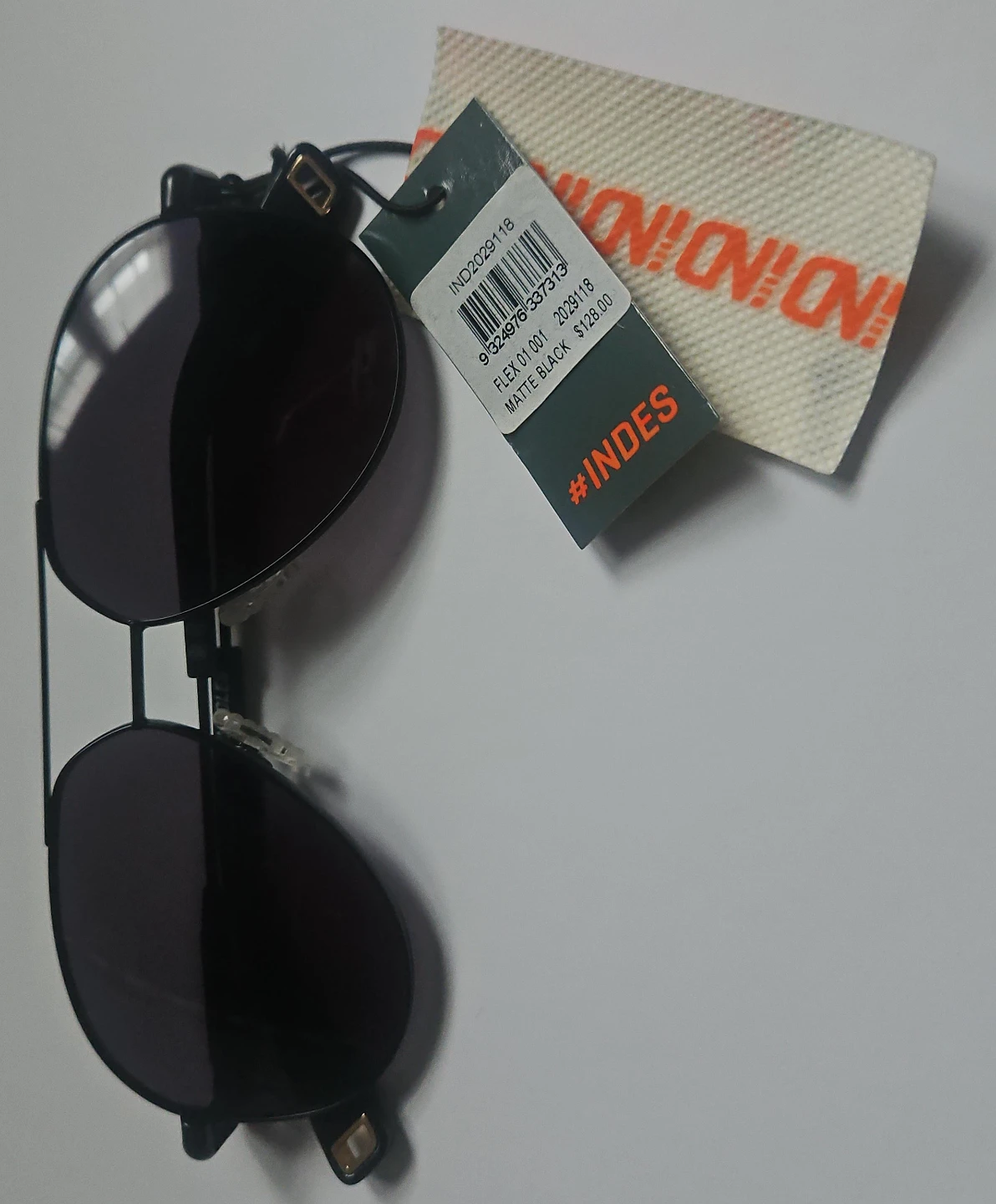 INDES Sunglasses - Matte Black FLEX 01 001